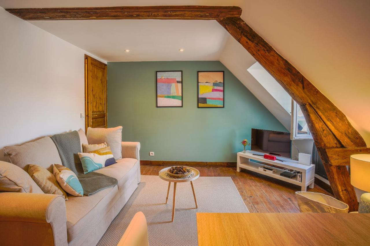 Le Nid De Bavole - Duplex De Charme Au Coeur D'Honfleur Esterno foto
